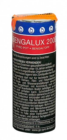Bengalux 200S - Rauch- Bengaltopf / Pyropot - rot
