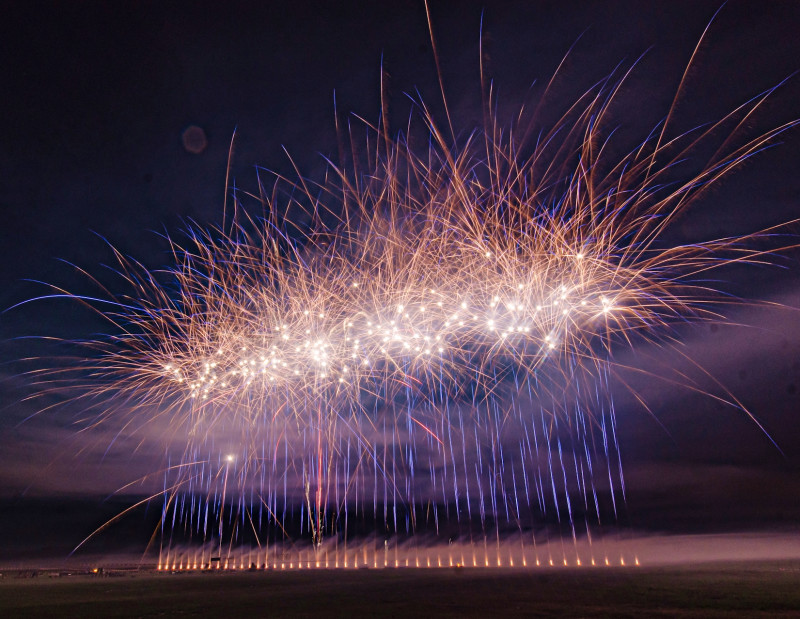 Foto vom Feuerwerk