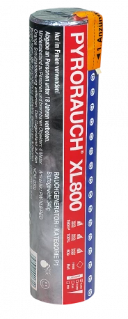 Pyrorauch XL800 Rot - Rauchpatrone / Jumbo Rauch